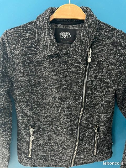 Cardigan zippé blazer le temps des cerises taille XS (image 3)