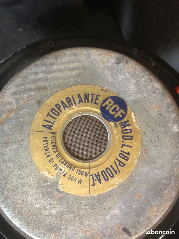 Lot Haut parleur RCF 46 vintage HS (image 2)