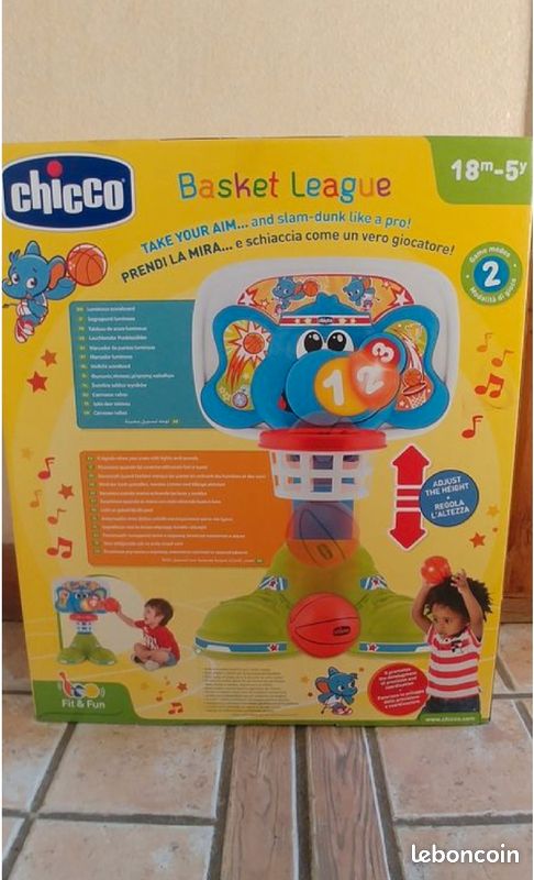 Jouet panier de basket-ball. Chicco. Neuf (image 2)