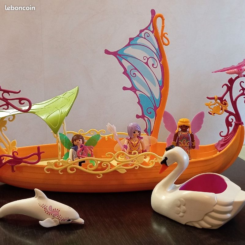 Bateau Playmobil fairies fées et dauphins (image 1)