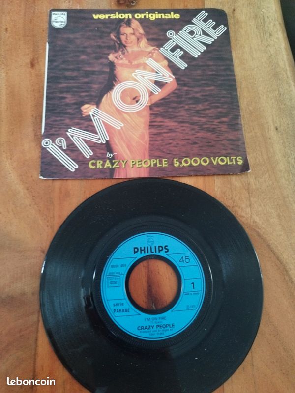 Crazy People i'm on fire 45t 1975 (image 1)