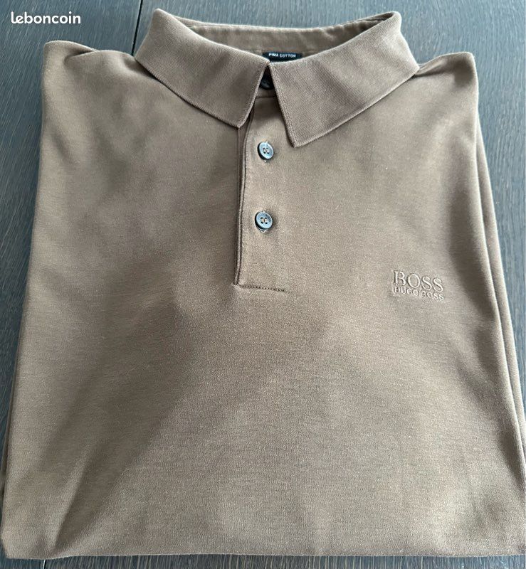 Polo homme manches longues Hugo Coloris Taille L