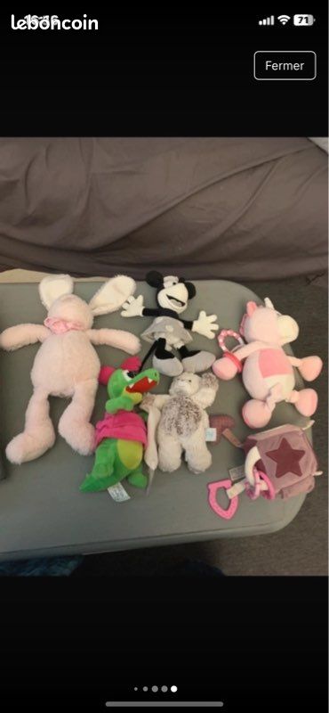 Doudou ou peluche unité aux choix (image 5)
