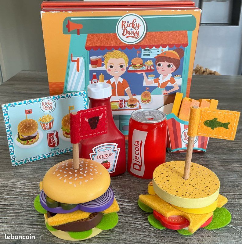 Jeu imitation burger Djeco (image 1)
