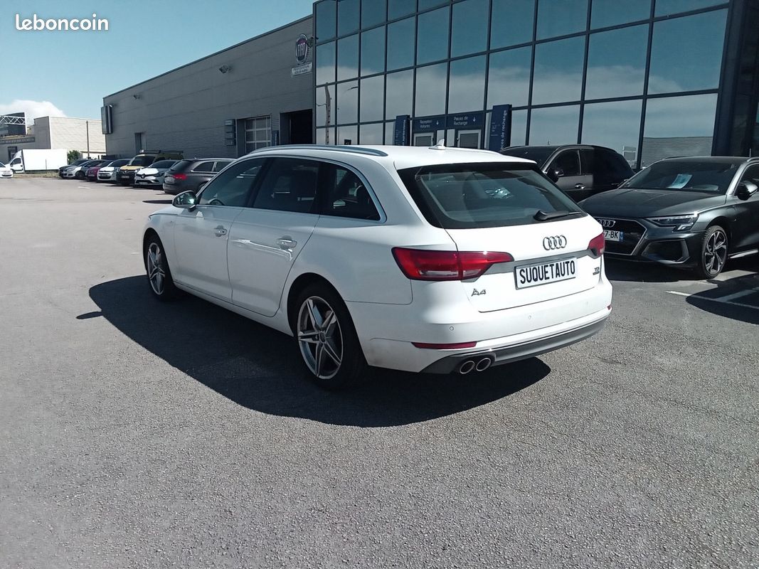 AUDI A4 AVANT 2.0 TDI 190 S tronic 7 Quattro S line / VENTE DESTINÉE UNIQUEMENT A PROFESSIONNEL DE L'AUTOMOBILE (image 5)