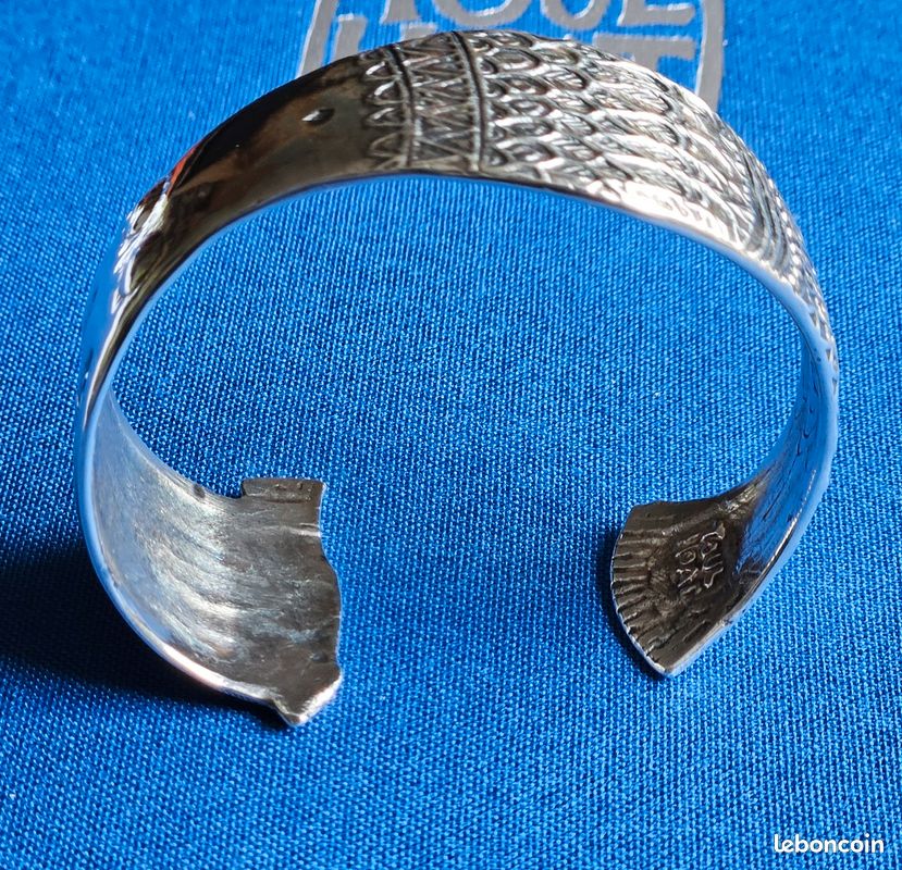 Bracelet Fin Toulhoat En Argent Massif - Motif Friture Breton - Neuf Avec étiquettes - Style Celte