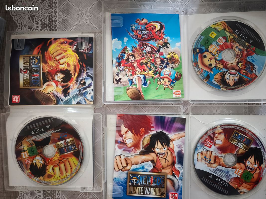 One Piece Pirate Warriors 1 & 2 - PS3 Neuf 100% Scellé Version FR - Double Jeu Collector
