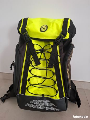 Sac Moto Imperméable Sac à Dos Moto QBag 32L - Jaune Fluorescent, Imperméable, Rembourré Sac Moto Sécurité