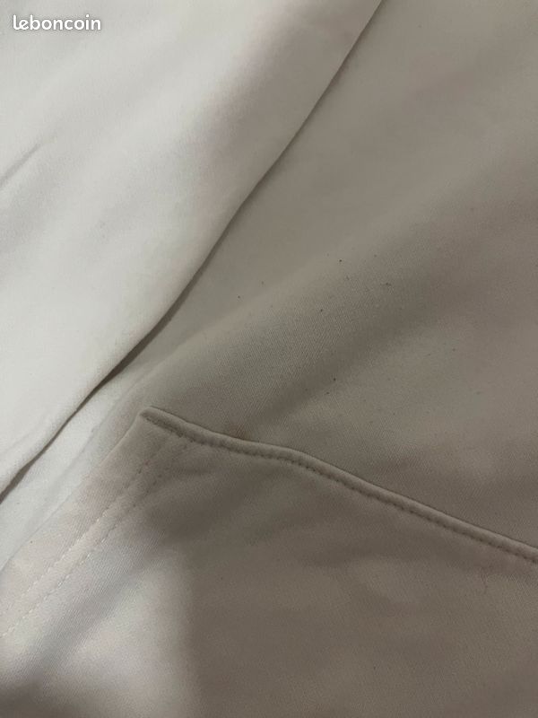 Sweat à capuche blanc (image 5)