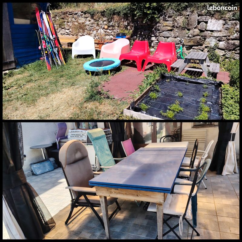 Chaises bois et tissu (image 11)