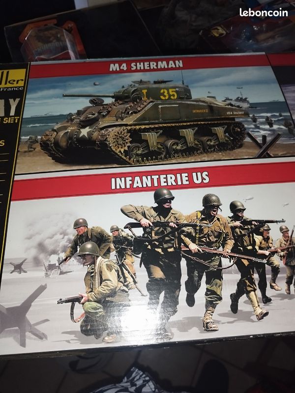 Maquette Char Sherman M4 D-DAY Heller 1/72° – Les Miniatures