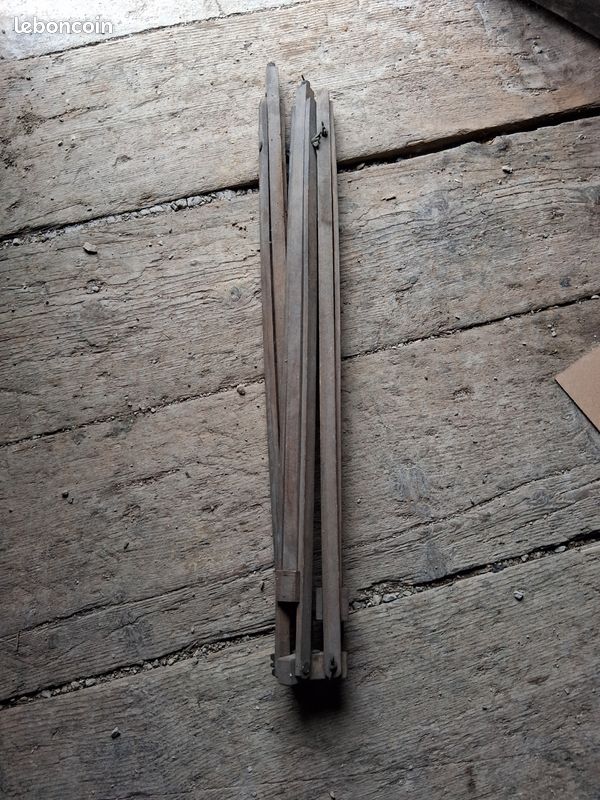 Trépieds ancien vintage en bois,photos (image 3)