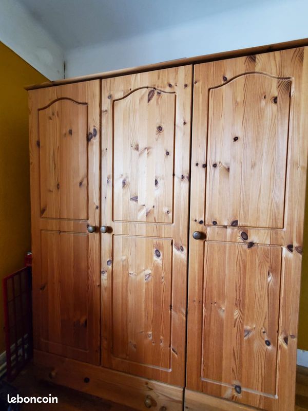 Armoire en pin massif Cocktail Scandinave (image 1)