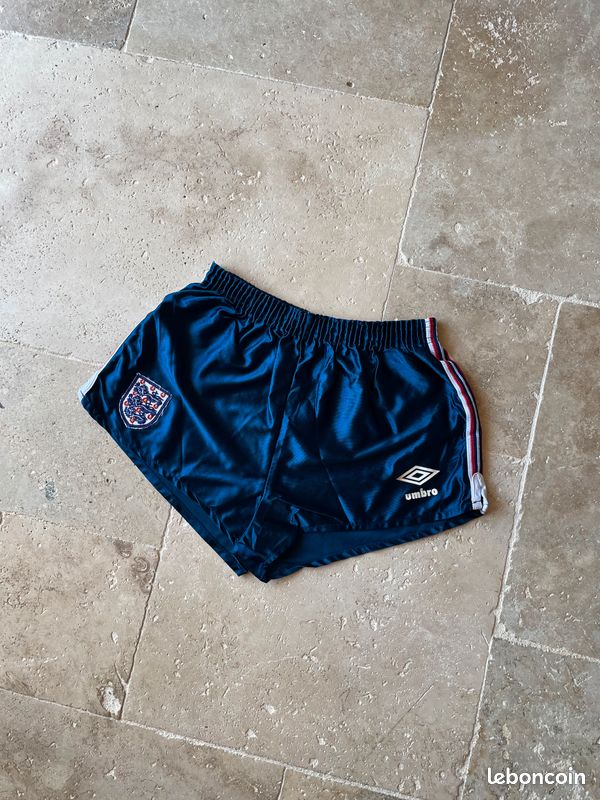 Short de sport Vintage en Nylon - Angleterre 1984-1987 (image 2)