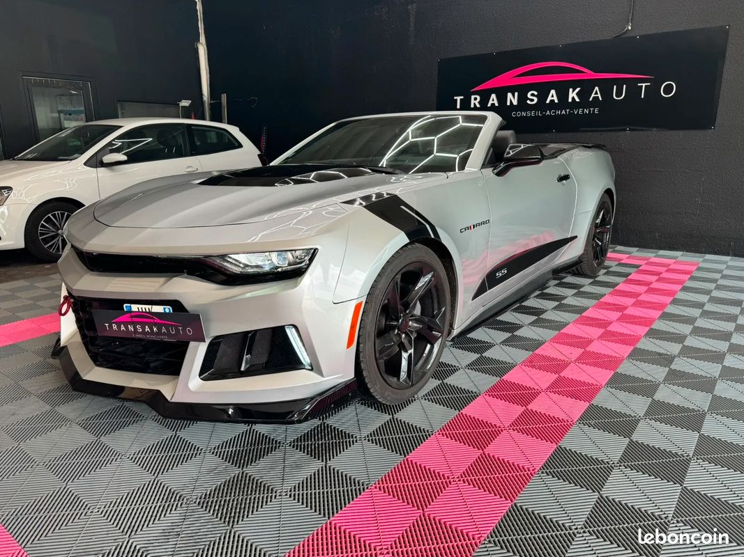 CHEVROLET CAMARO SS CABRIOLET 6.2 V8 453ch - MALUS INCLUS Déjà payé (image 3)