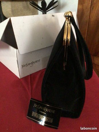 Joli Sac daim Yves St Laurent Accessoires Bagagerie