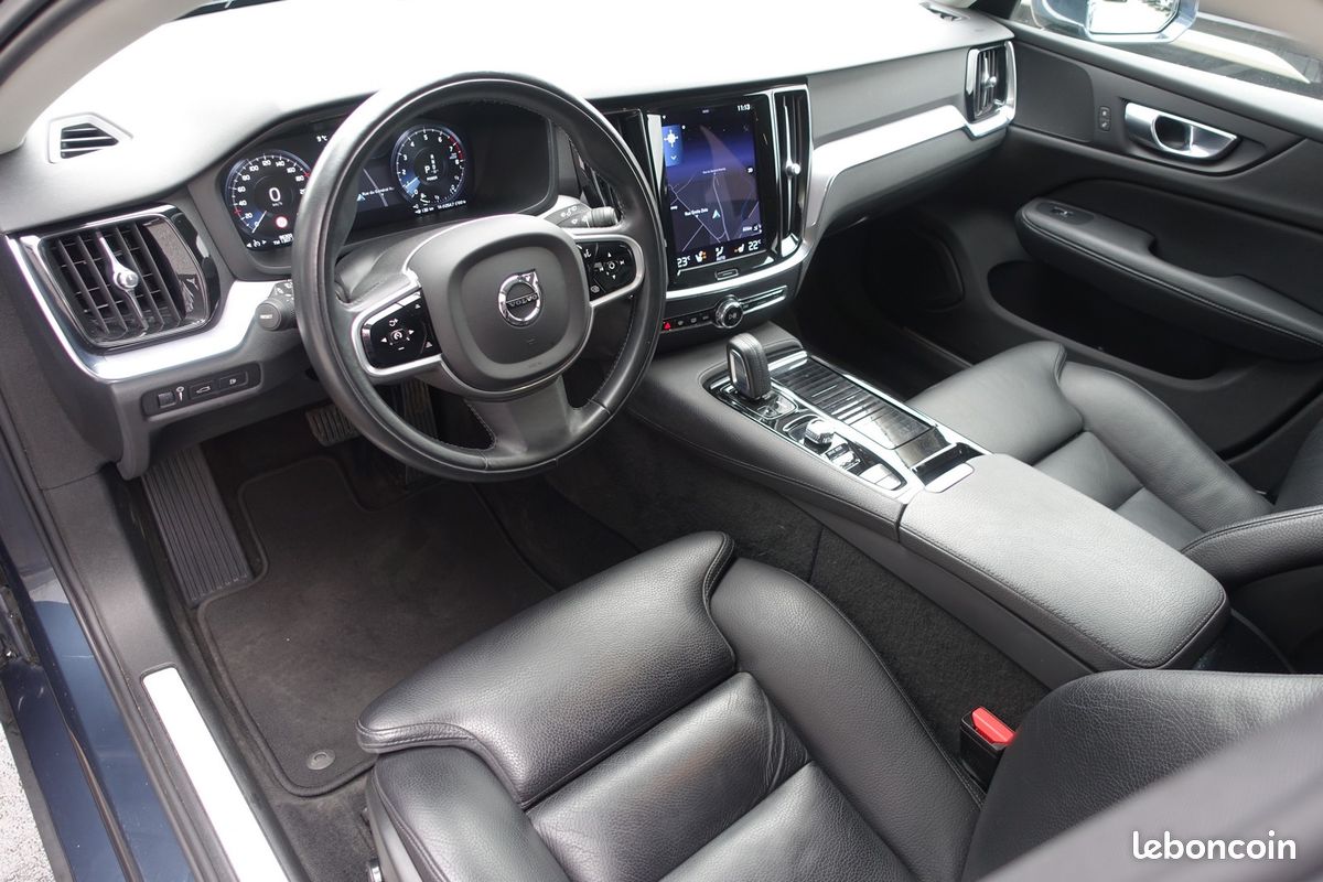 V60 T6 AWD 340ch Geartronic Inscription Hybride Rechargeable Cuir sport chauffant/Gps Europe/Caméra/Carplay/Full LED/Accès confort/ 1*Main/Garantie 12 mois (image 10)