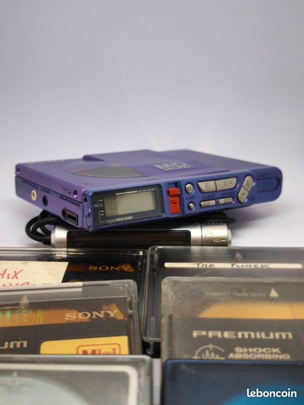 Walkman MD Sony MZ-R37 (non Testé) - Pour Pièces Détachées Ou Réparation