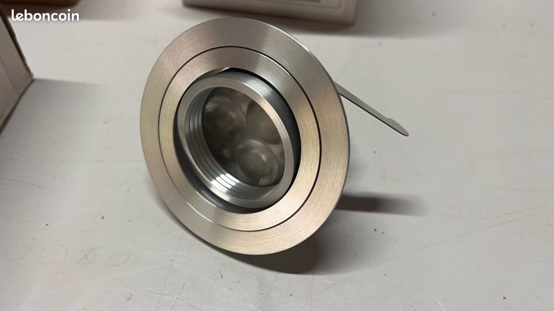 Lot de 5 Spots Led Alu Orientable encastrable (image 2)
