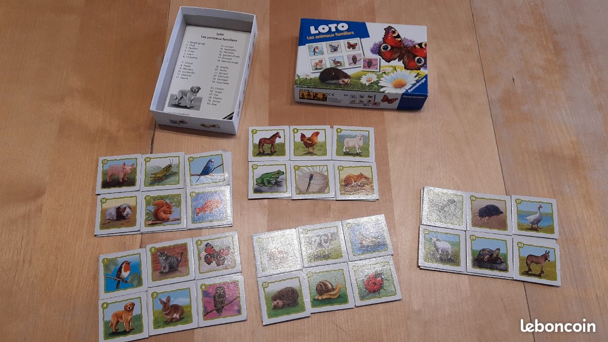 Loto les animaux familiers (image 1)