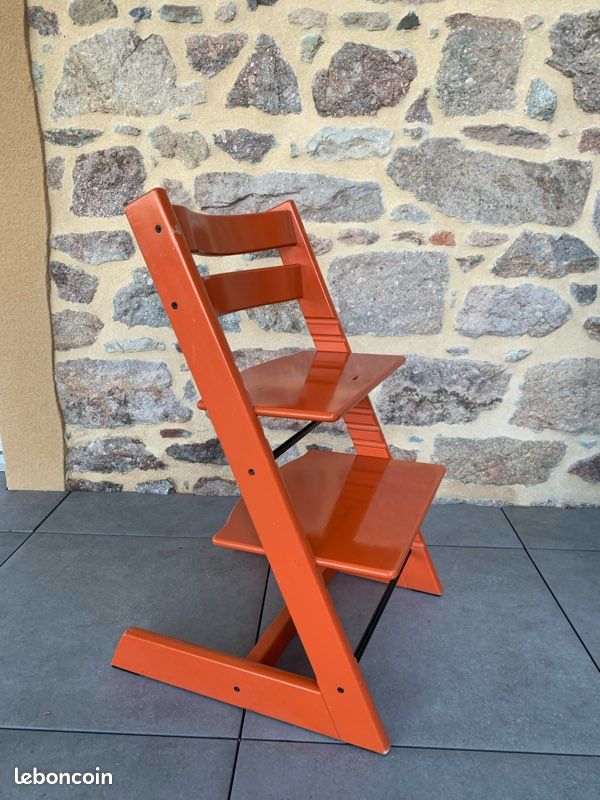 Chaise haute évolutive Stokke Tripp Trapp orange (image 1)