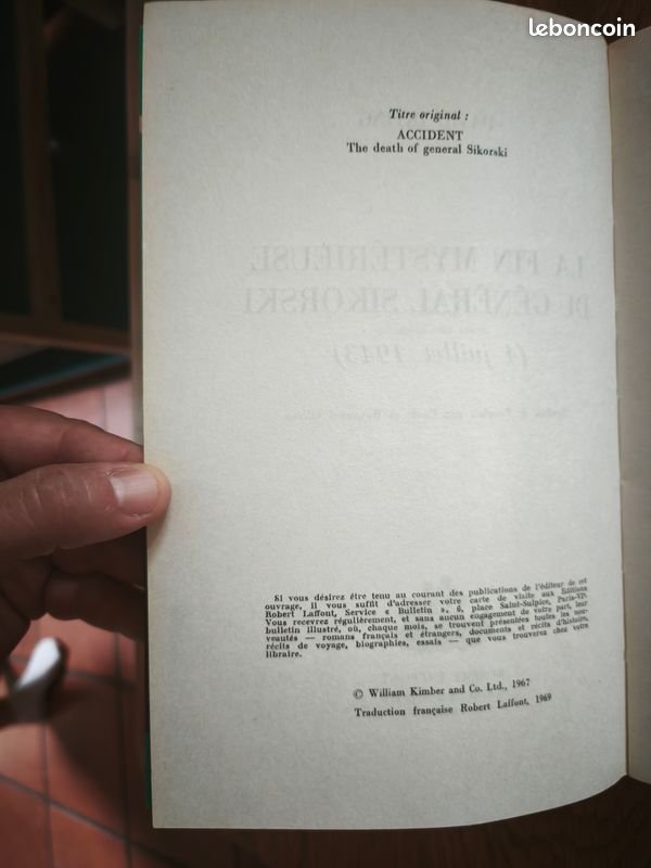 Livre David IRVING: la fin mystérieuse du général Sikorski 1969 (image 5)