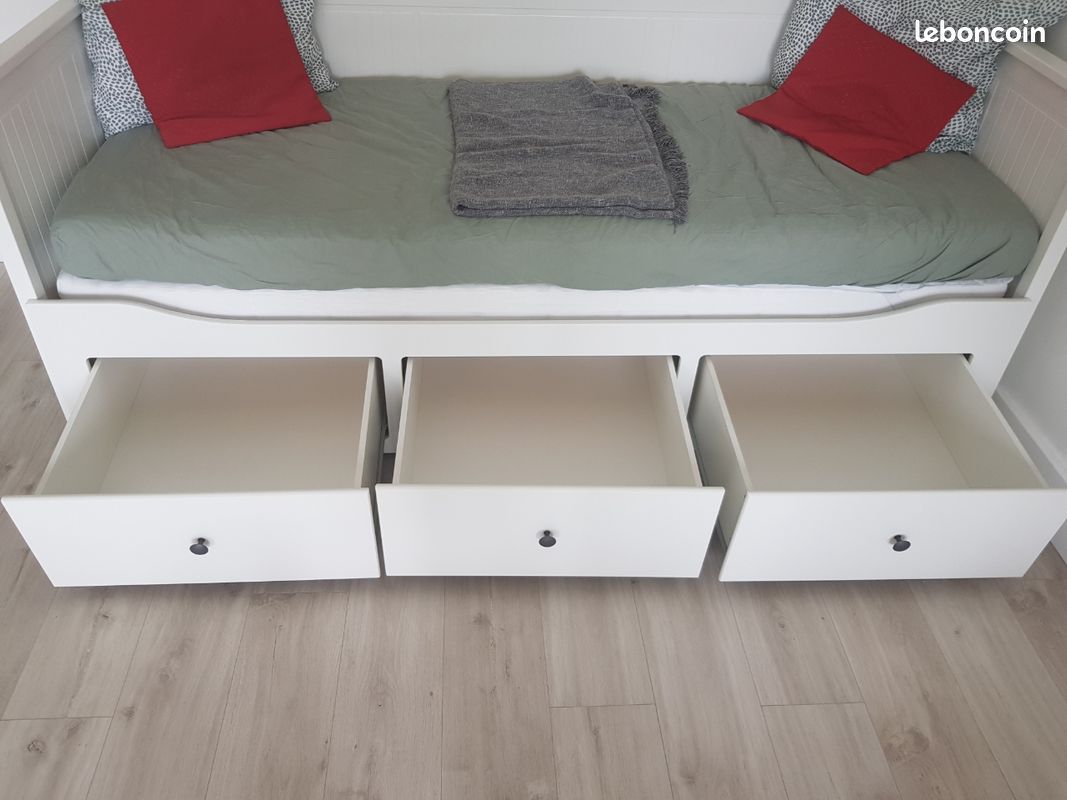 Lit ikea et ses 2 matelas (image 5)