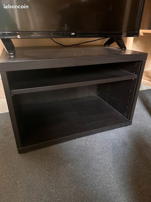 Meuble tv ikea mosjo brun noir (image 1)