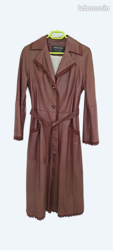 Superbe manteau 3/4 en cuir, excellent état (image 1)