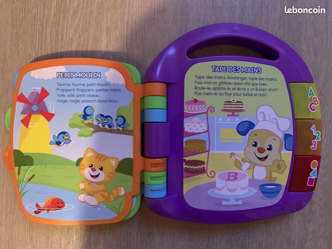 Fisher Price livre interactif comptines, parfait état! (D'occasion) à