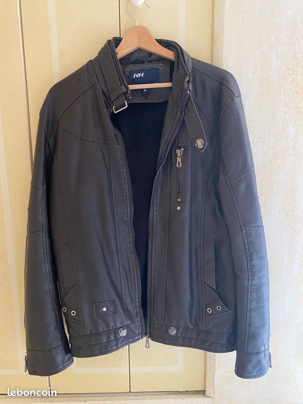 Blouson similicuir homme taille M (image 2)