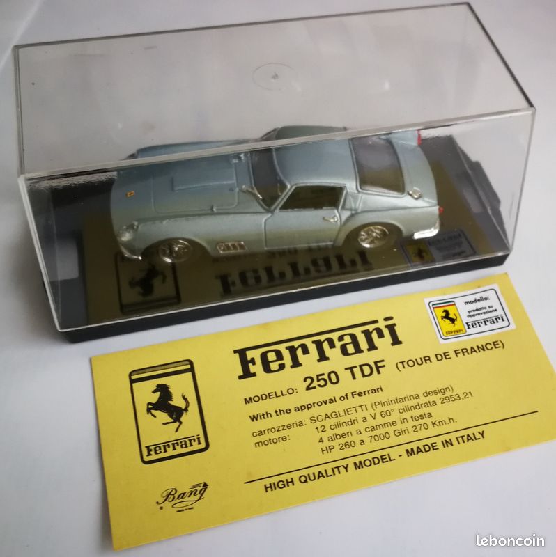 Ferrari 250 TDF Tour de France 1:43 Model box Canton Vaud