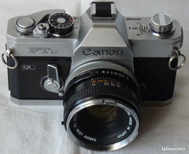 CANON FTB QL + OBJECTIF 50mm SC f/1.8 Canon FD