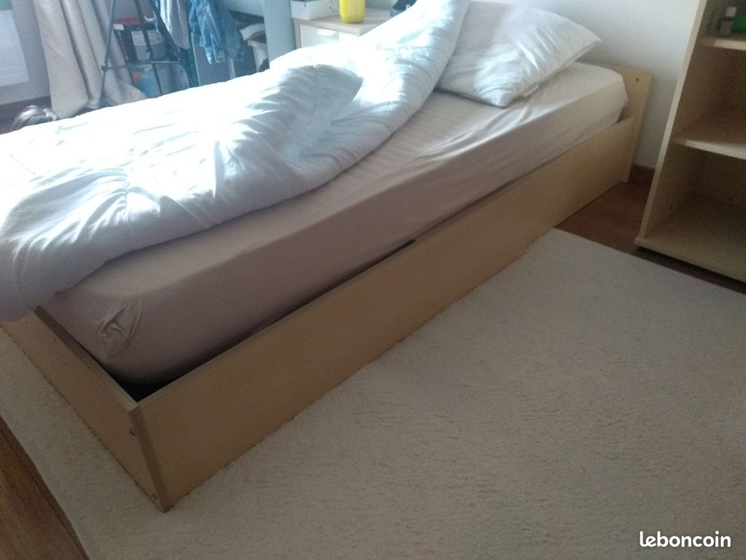 Berceau avec table à langer convertible en lit enfant + meuble (image 3)