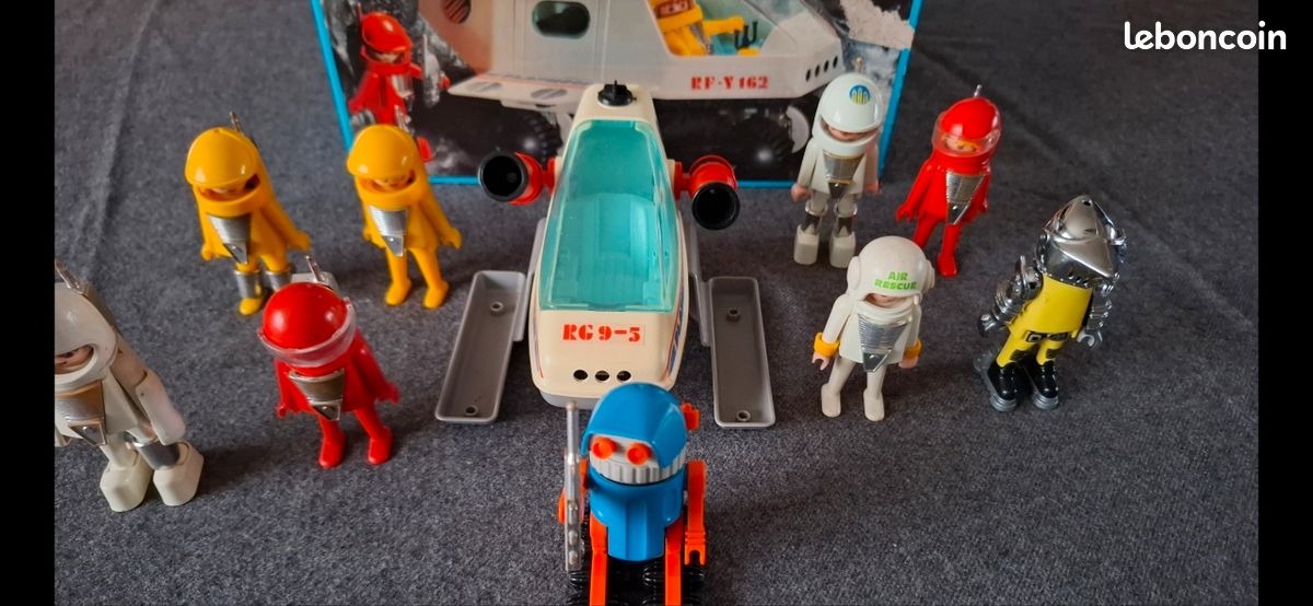 PLAYMOBIL Vintage Espace – Playmospace – Planeur Spatial Et Cosmonaute – Set 3509 De 1980