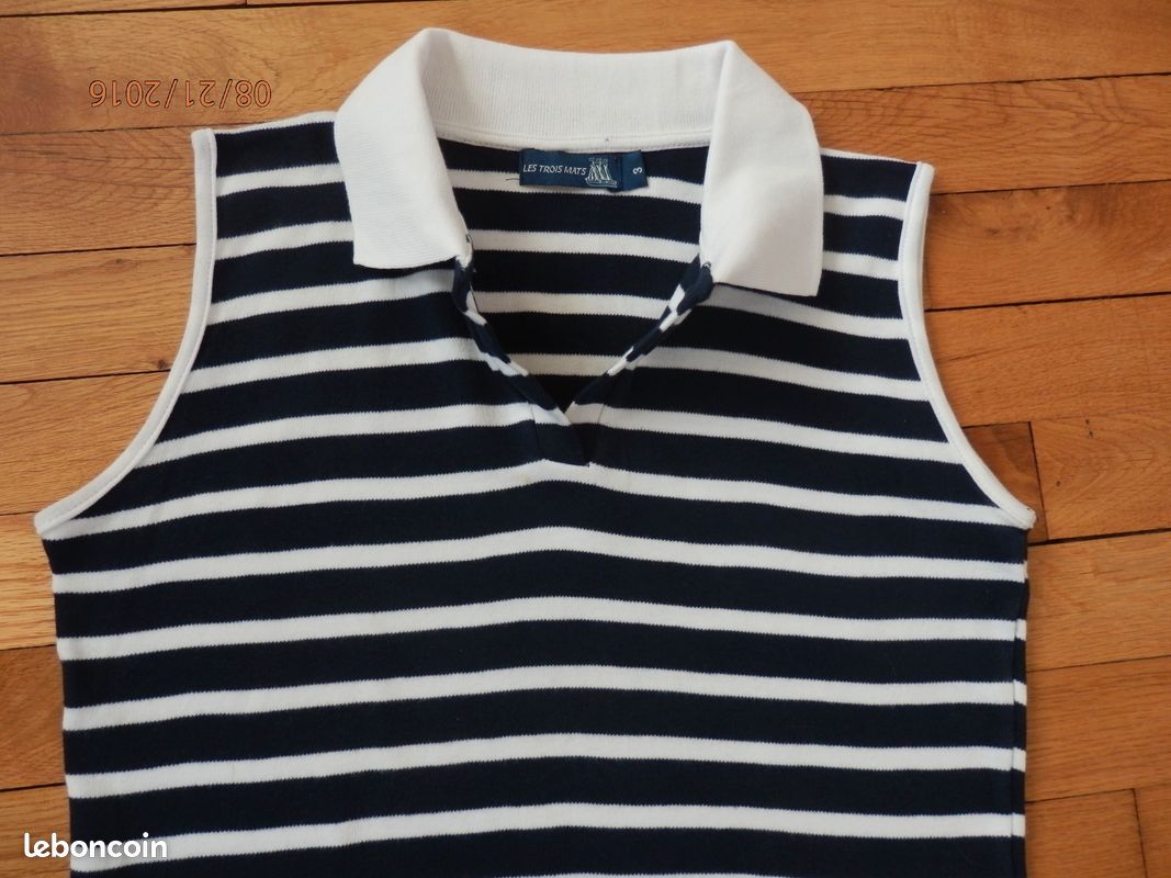 Polos Les trois m?ts 40 (L, T3) (image 2)