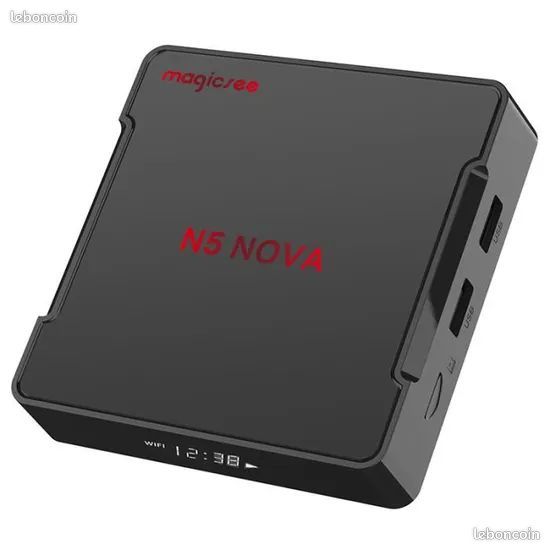 Rare Smart TV Box 4K UHD Magicsee N5 Nova Ram-4GB Rom-32GB Android 9 dans sa boite d'origine Complet avec ses Accessoires (image 10)
