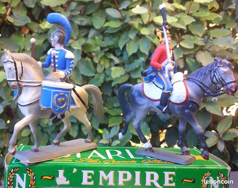 Lot De 5 Cavaliers Spahis Armée D'Afrique – Figurines Plastique Anciennes Starlux