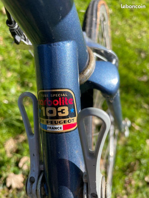 Vélo Peugeot 103 Carbolite Bleu - Occasion En Bon état De Fonctionnement