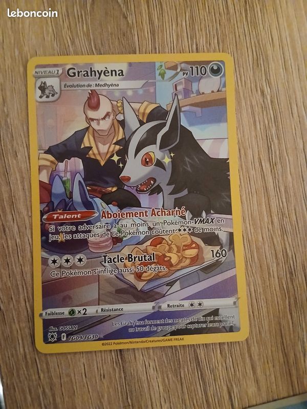 Grahyèna UB-TG09/TG30 Alternative Pokémon Gallery Secrète - Ultraboost X Epée et Bouclier 10 Astres Radieux - Coffret de 10 Cartes Pokémon Françaises Grahyèna UB-TG09/TG30 Alternative Pokémon Gallery Secrète - Ultraboost X Epée et Bouclier 10 Astres Radieux - Coffret de 10 Cartes Pokémon Françaises