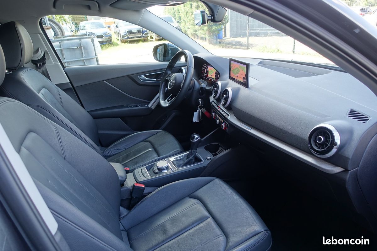 Q2 35 Tfsi S-Line S-Tronic 150 ch Virtual cockpit/Cuir chauffant/Gps Europe/Caméra de recul/Carplay/Régulateur/Attelage/1*Main/Garantie 12 mois (image 8)