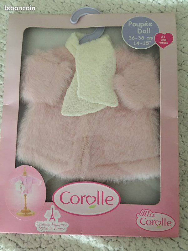 🌸 manteau corolle pour poupée 36 cm (image 3)