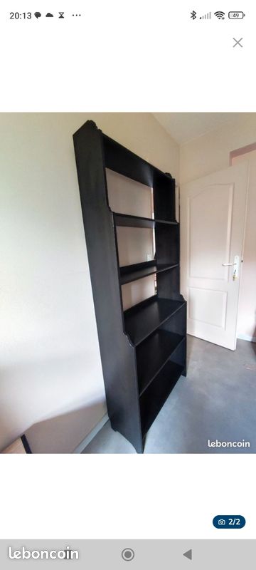 Bibliothèque étagère Ikea modèle Leksvik grand modèle (image 1)