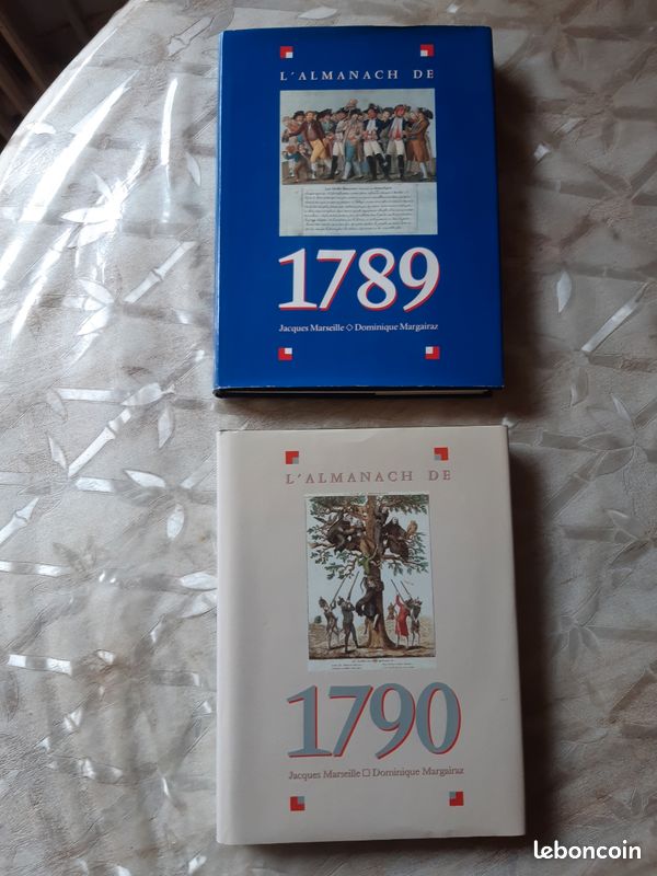 Lot de 2 almanachs 1789 et 1790 (image 1)