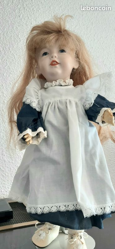 JDK 221 Ref : N 35 cm Poupée Ancienne Reproduction Antique doll