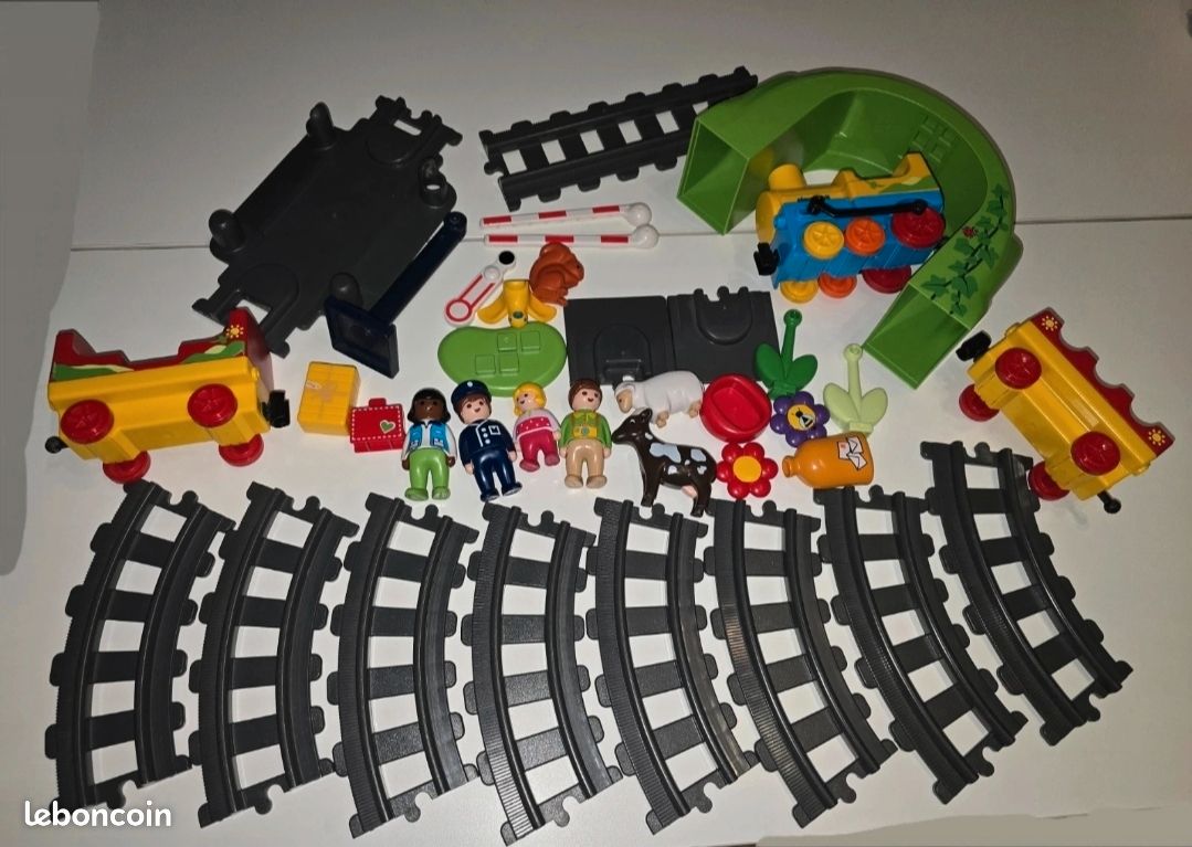 123 playmobil train 70179 complet (image 3)