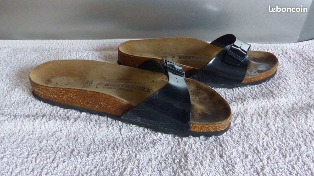 Birkenstock Madrid vernis noir - taille 38 (image 1)