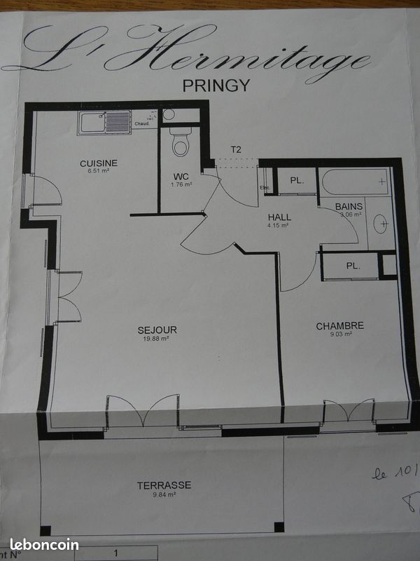 Appartement 2 pièces 45 m² · à Annecy · 45 m² · 800 €/mois