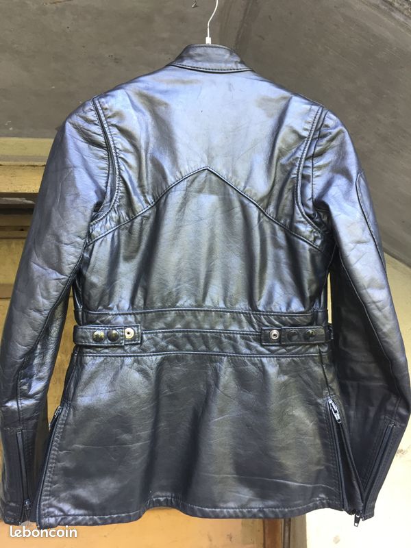Veste moto vintage femme Cascadeur (image 3)