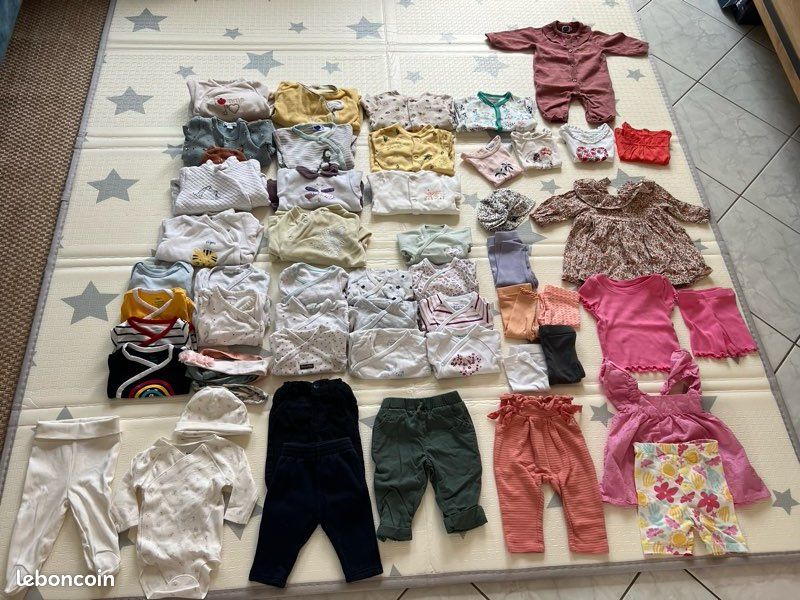 Lot De 44 Robes Vintage Bébé Fille - Polly Flinders - Tailles 0-2 - Multi Couleurs